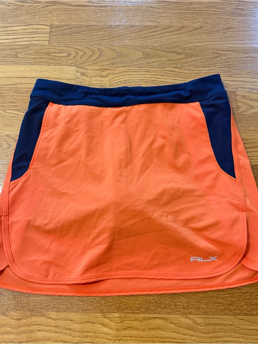 RLX Ralph Lauren Coral Navy Golf Tennis Skort Women’s Medium M